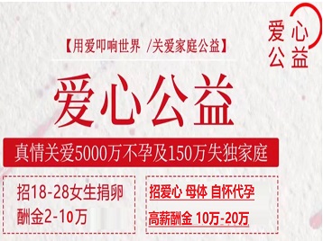 梁溪捐卵助孕生子 爱心志愿者招募